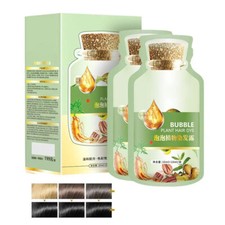 Coloring Shampoo Bubble Natural Plant Hair Dye Unisex Ease Of Use Dyes Cream