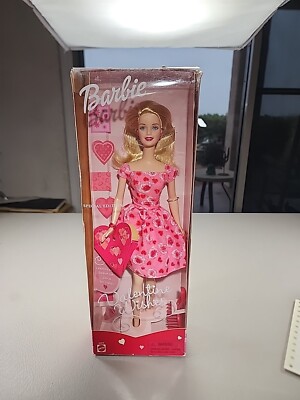 2001 VALENTINE WISHES BARBIE Special Edition Cute Doll #50879 Mattel Vintage NEW