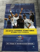 2003 US OPEN SUBWAY POSTER Serena Williams Andre Agassi Andy Roddick & More