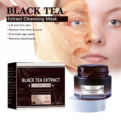 Black Tea Mask,Black Tea Extract Cleansing Mask,Black Tea Skinning Peel off Mask