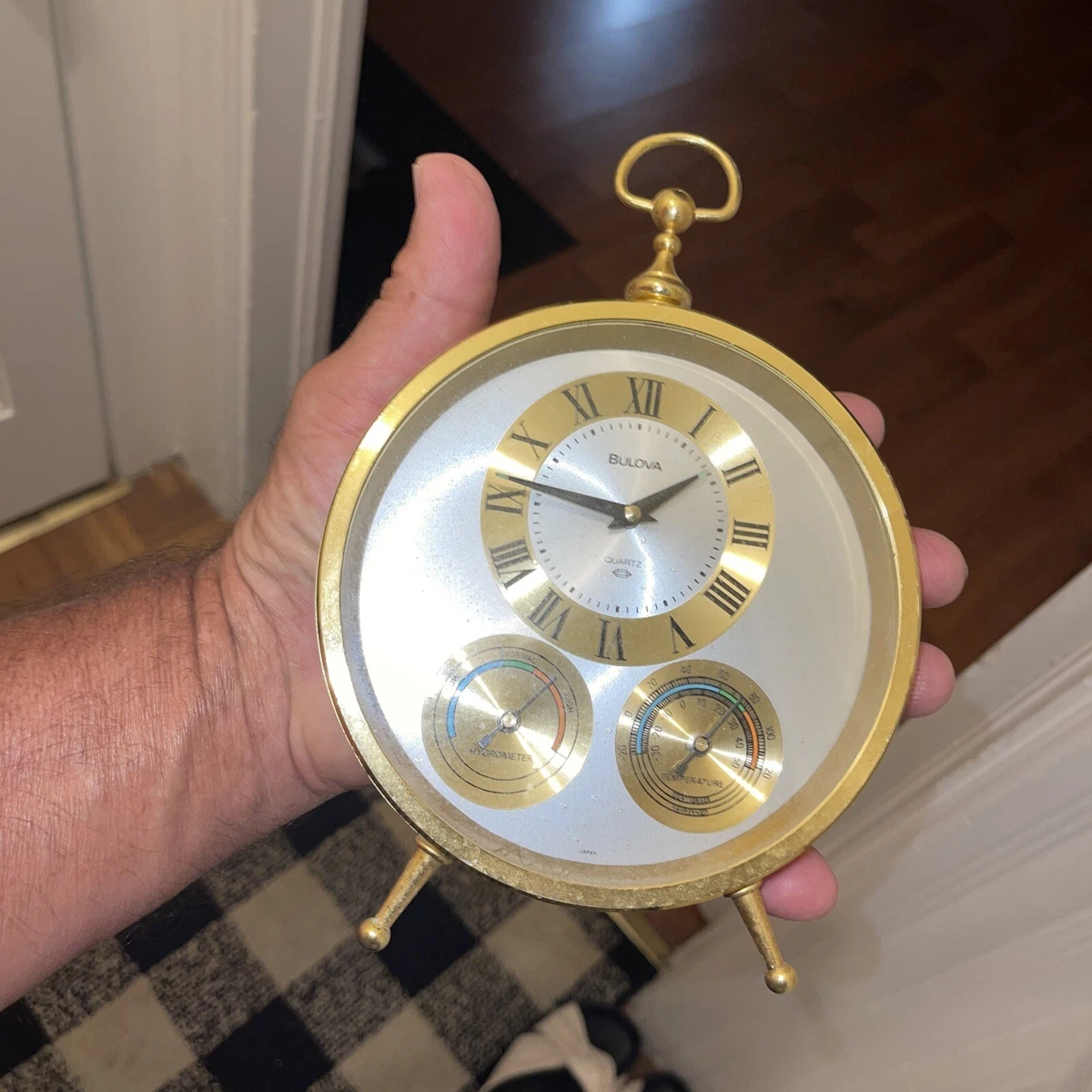 Bulova quartz pocket clearance watch