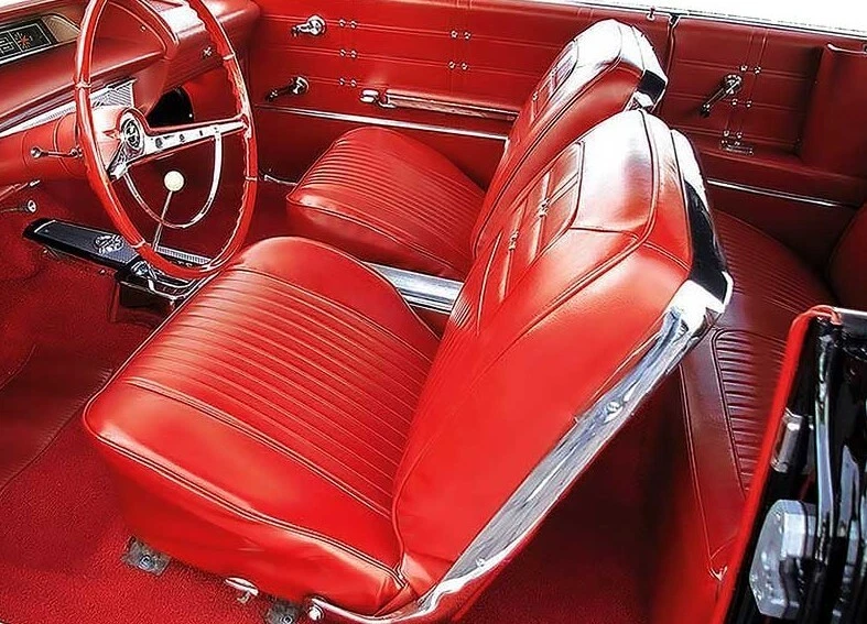 Juego de 3 molduras de asiento con canastilla para Buick Chevy 1961-1964 y Olds Foto 3 de 4