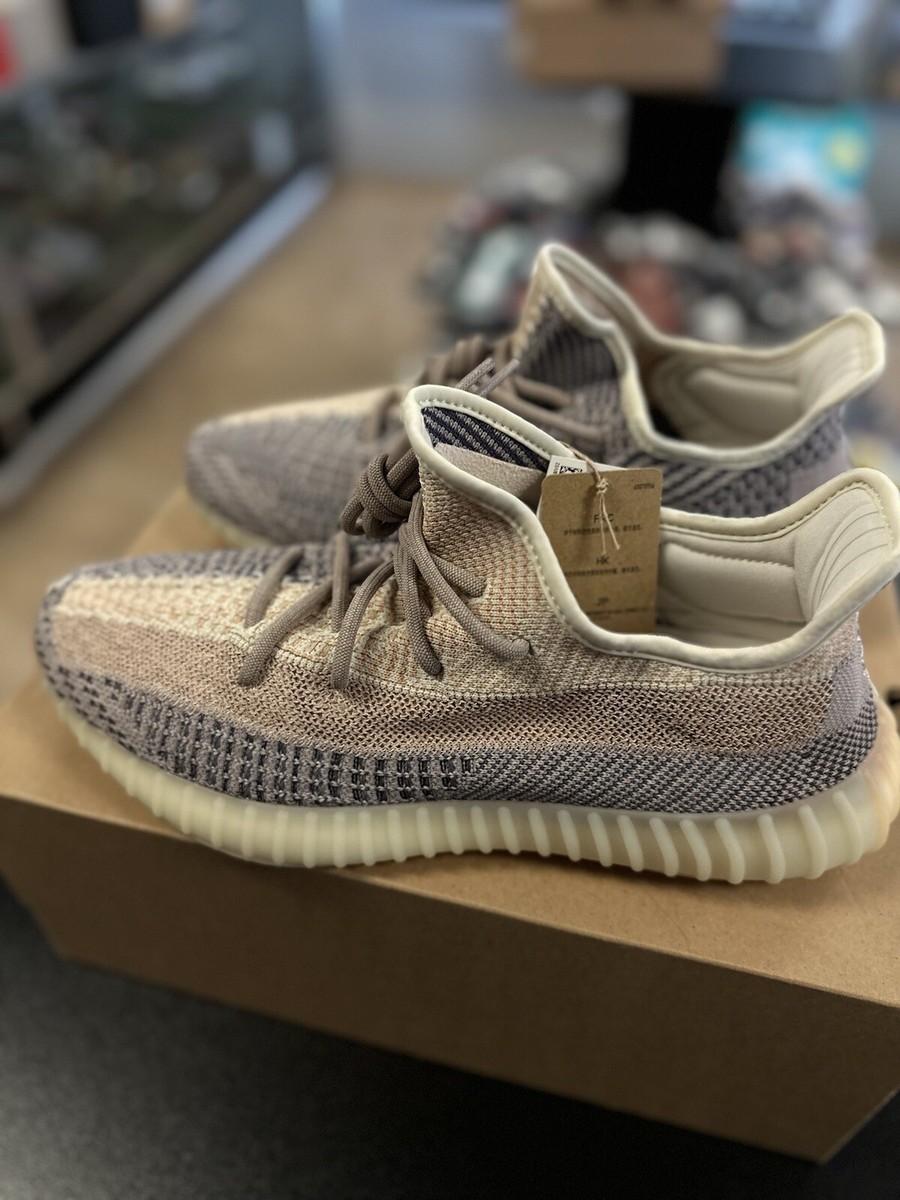 ash pearl yeezy 350 on feet