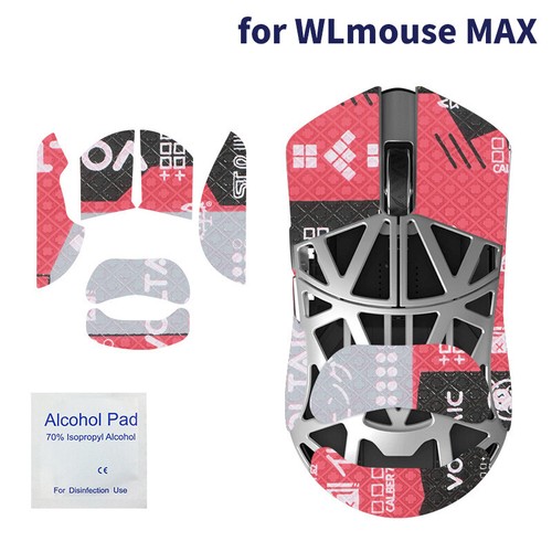 Anti-Slip Mouse Grip Tape Skate Sticker For WLmouse MAX Gaming Mouse E-Sports - Afbeelding 21 van 22