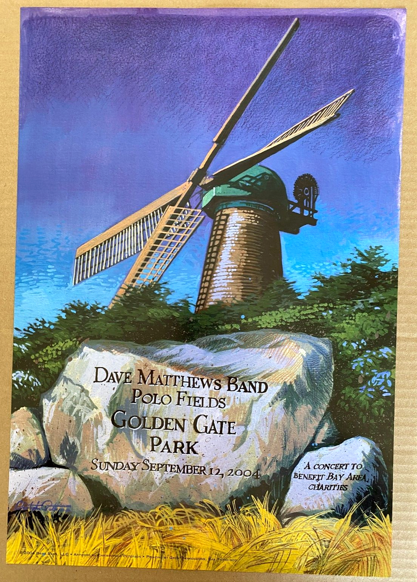 RARE DAVE MATTHEWS BAND Golden Gate Park San Francisco 2004