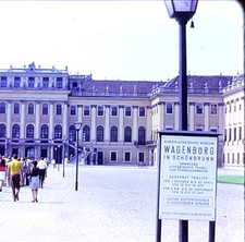 1972 Schonbrunn Palace Viena Austria Kodak Photo Slide