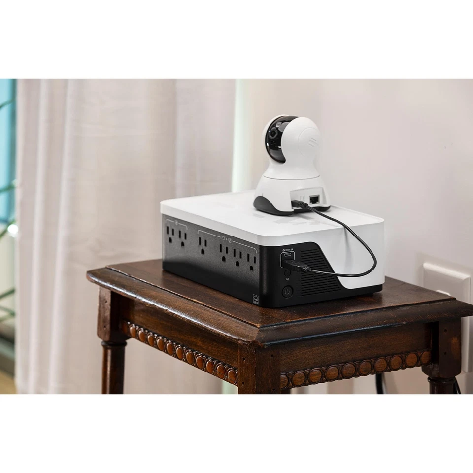 APC 700VA UPS Backup Power Supply 6 Outlets USB Charging Ports 3 Year Warranty - Image 4 of 4