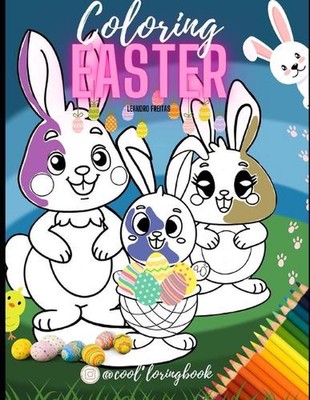Coloring Easter: @Cool.loringbook by L. Brugere Paperback Book