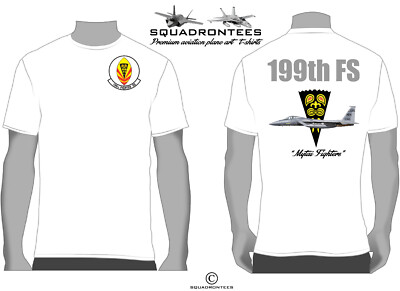 199th Fighter Squadron, Squadron T-Shirt, D2 USAF Licensed Product | eBay