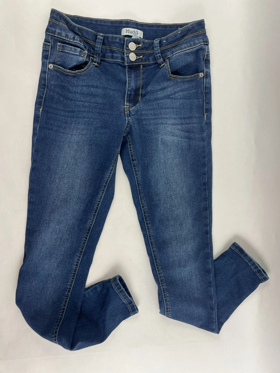 Mudd Jeans Girls Size 14 Low Rise Skinny Legs Comfort Pocket