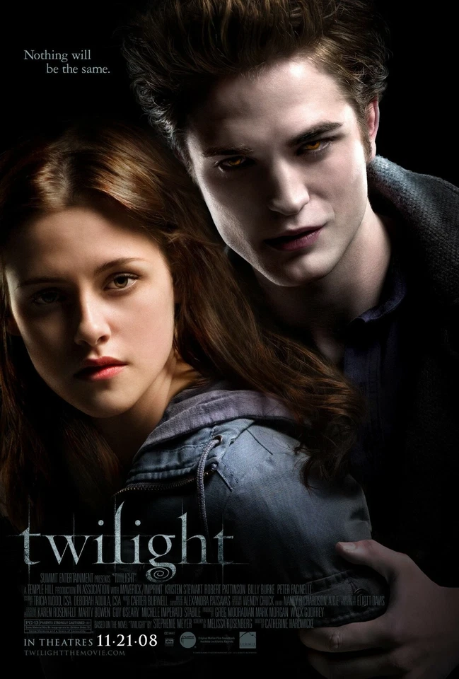 Twilight movie poster (a) : 11 x 17 inches - Robert Pattinson, Kristen Stewart