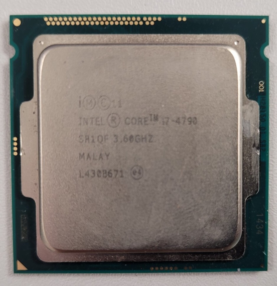 Intel Core i7-4790 3.60GHz LGA1150/Socket H3 Quad-Core 8MB Intel Core i7-4790 3.60GHz LGA1150/Socket H3 Quad-Core 8MB