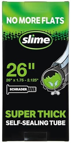 Slime 30075 Bike Inner Tube with Slime Puncture Sealant, Assorted Styles - Picture 36 of 166