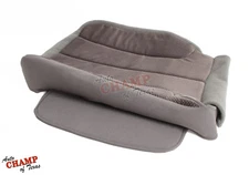 For 2003 2004 Dodge Ram SLT -Driver Bottom Cloth Seat Cover Taupe Tan/Gray