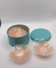 6 Pcs Silicone Nipple Pad Covers - Reusable Washable New 6U