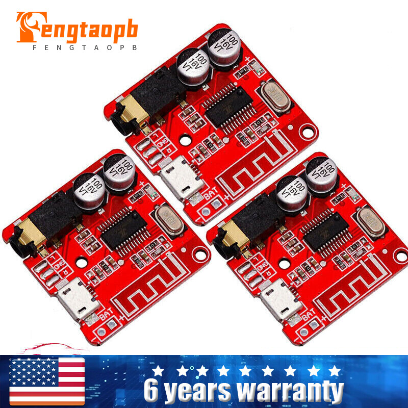 3X DIY Bluetooth 4.1 mp3 Audio Receiver Board Lossless Decoder Module Music 2024