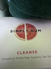 Simply Gum Cleanse Grapefruit & Prickly Pear & Cayenne & Sea Salt Cleans Teeth 
