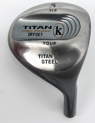 K TOUR High Power Titan Steel 5 18* OFFSET FAIRWAY WOOD HEAD ONLY Component RH