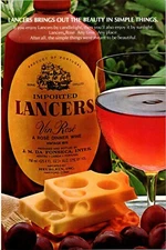 Lancers Vin Rose Beauty in Simple Things Original Vintage Print Ad