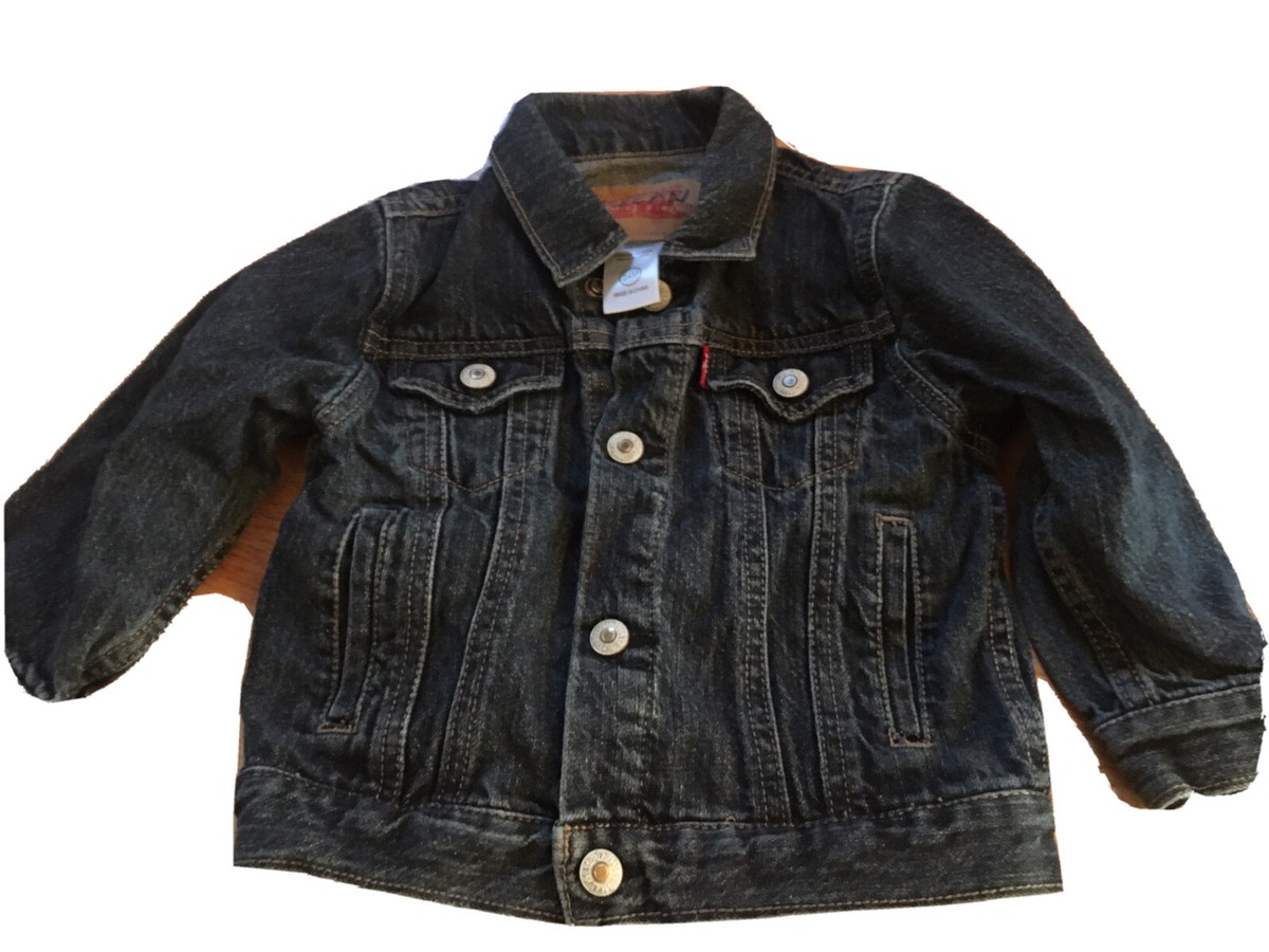 Collar Levi's Baby Boy Denim Jacket Baby Boy Levi Jacket Top