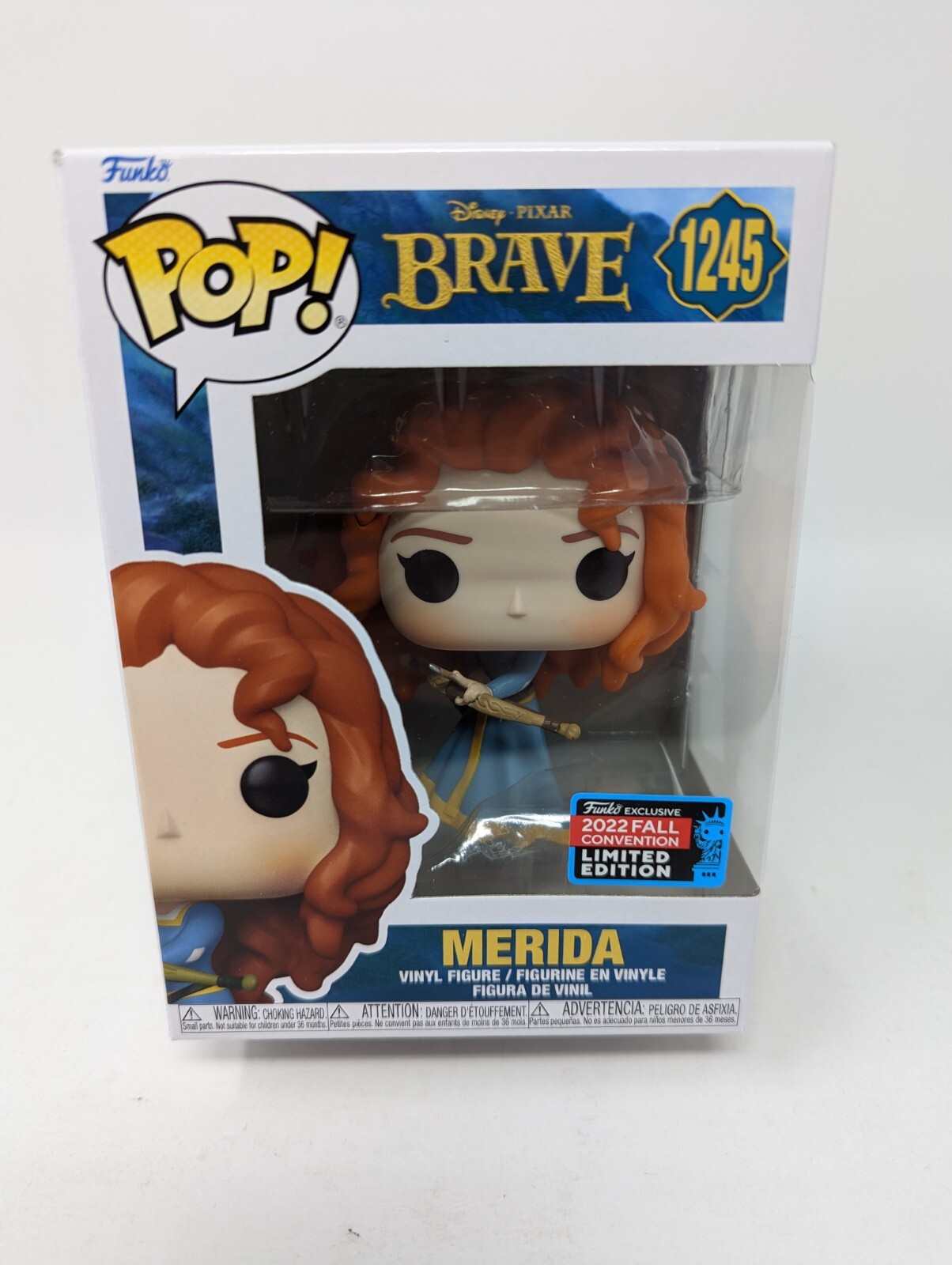 Figura Funko Pop Marvel Brave Merida #1245 Exclusiva De Nycc 2022