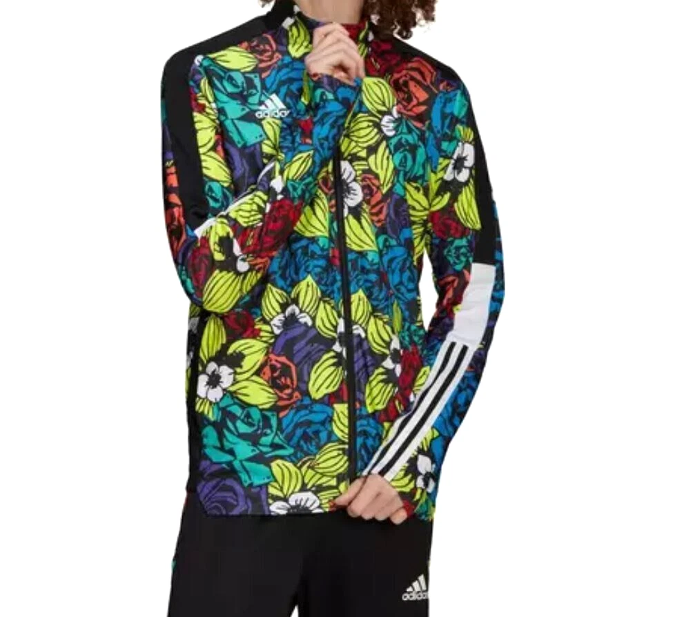 Mens floral hotsell adidas jacket