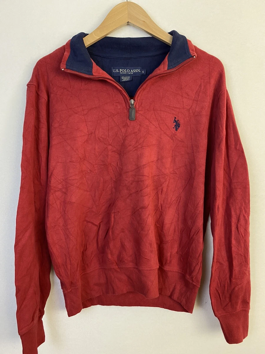 Us polo assn quarter zip pullover hotsell