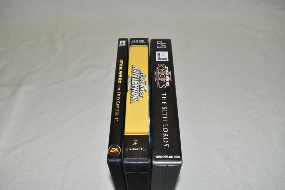 Star Wars Game Lot Battlefront + Knights of the old republic 1 + 2 w/ manuals - Image 3 of 4