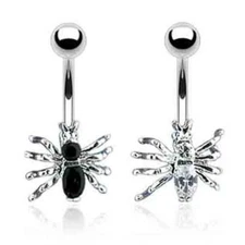 Incy Wincy Spider Belly Ring