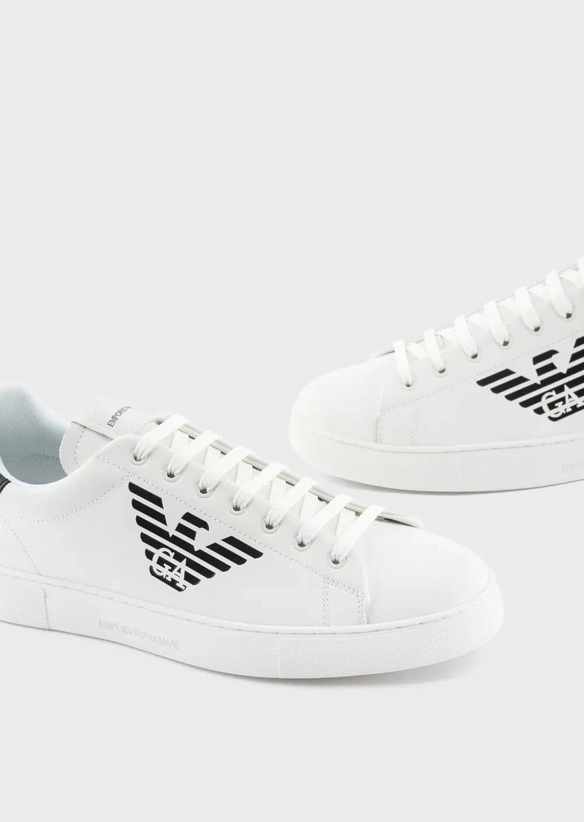 Scarpe emporio shop armani bianche uomo
