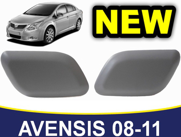 HEADLAMP HEADLIGHT WASHER JET COVER TOYOTA AVENSIS T27 RIGHT 08-11