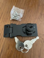 Small Cabinet Lock With Keys Black NEW
