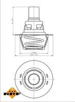 NRF 725141 Thermostat, KÜHlmittel FÜR Renault