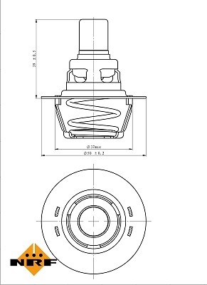 NRF 725141 Thermostat, KÜHlmittel FÜR Renault-image