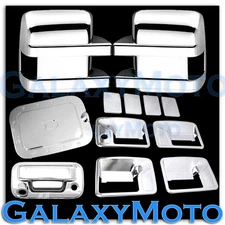 11-16 Ford Super Duty Chrome Mirror+4 Door Handle+Tailgate Camera+Gas Tank Cover