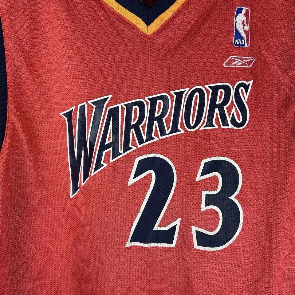 Camiseta De Colección Y2K Reebok Golden State Warriors Juvenil Grande NBA Baloncesto Foto 3 de 4