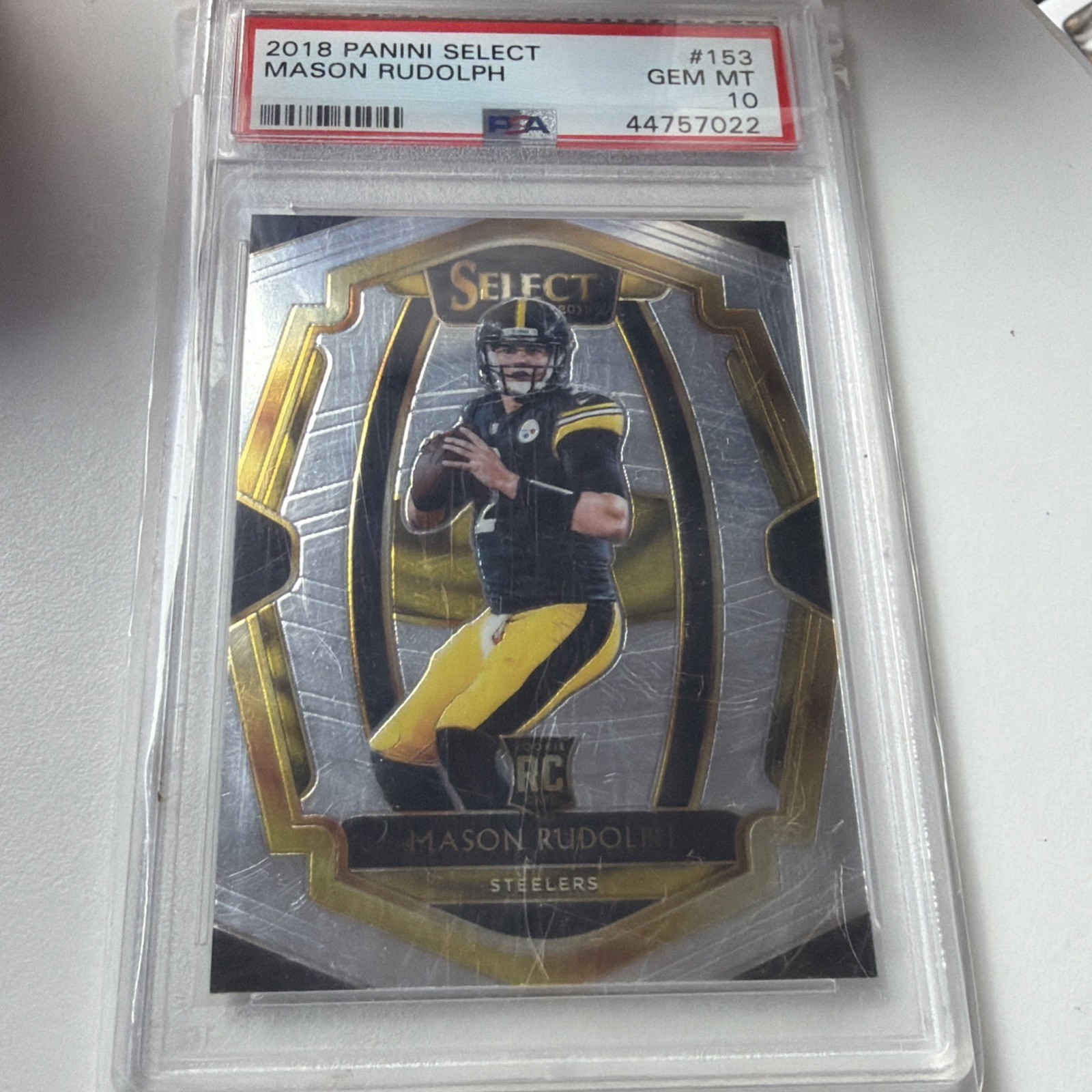 Mason Rudolph Panini Select #153 Silver