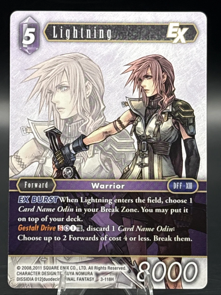 Square Enix Individual Collectible Card Game Cards in English for