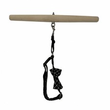 Dog Training Tether Lightweight Dog Tether with Wooden Stick Ergonomic
