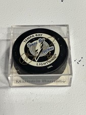 Matthew Barnaby Signed Hockey Puck