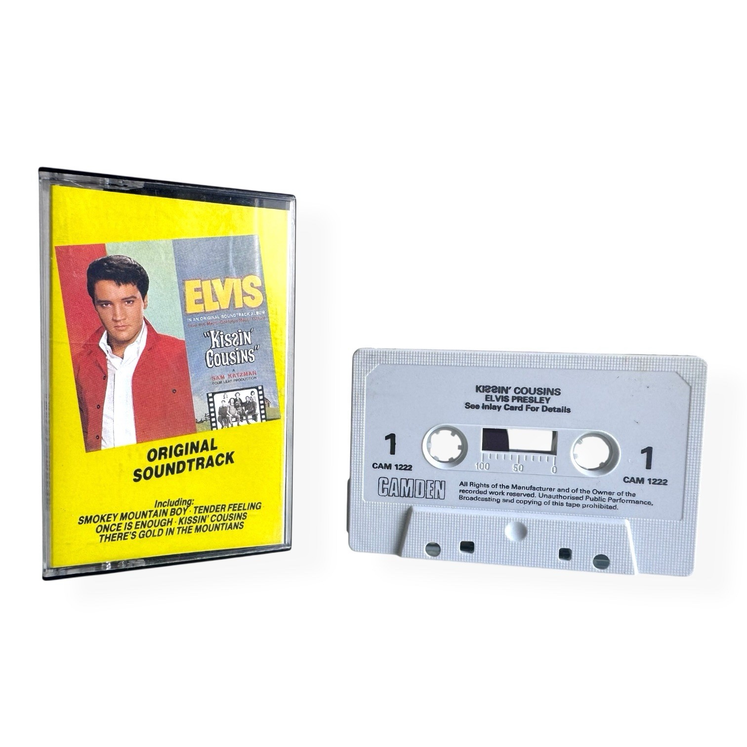 Elvis Presley Kissin Cousins UK Cassette Tape Album Camden Original Soundtrack