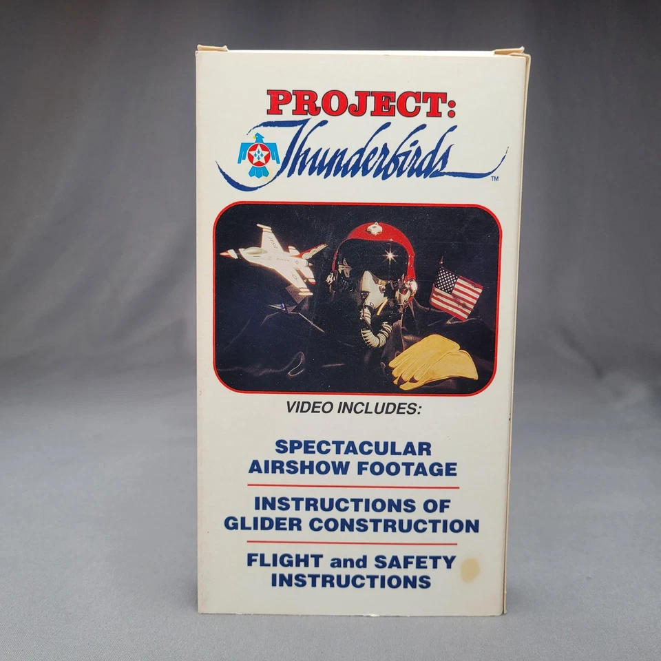 Project Thunderbirds VHS Airshow Footage Glider Construction Flight USAF Tested - Image 2 of 4