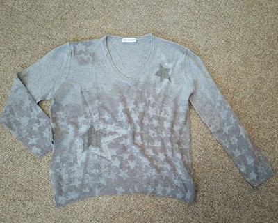 NCC, toller Pullover, mit Wolle + Kaschmir, grau, Gr. L / 42