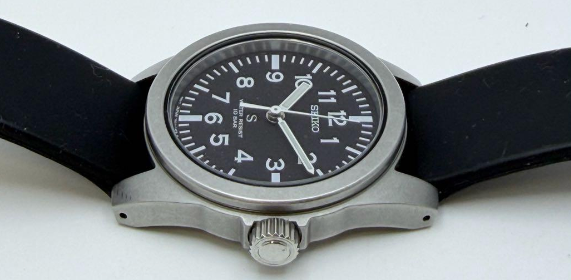 SEIKO Nano Universe SUS 7N01-0KL0 Quartz Watch Black Dial From
