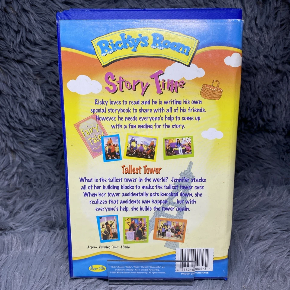 Ricky's Room Story Time No. 5 VHS Tape 2001 Kaboom Telegenic Clamshell Rare Show - Image 4 of 4