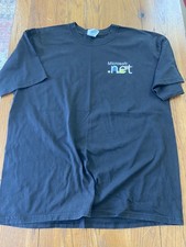 Vintage Computer Program Promotional T Shirt Microsoft