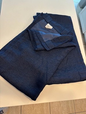 Ralph Lauren Pair Of Palisades Room Darkening Back Tab Rod Pocket Panels 52x96''
