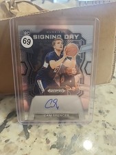2024 Prizm Draft Picks - Signing Day Cam Spencer Rookie Auto Grizzlies UCONN Rc