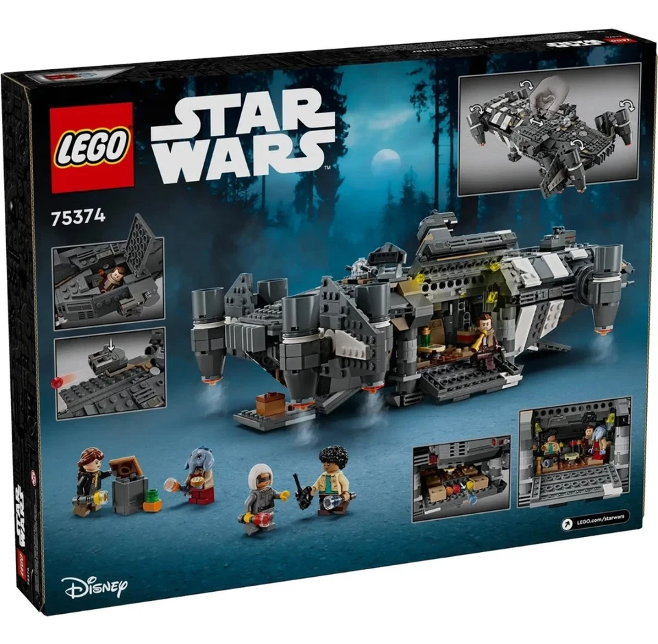 New + Sealed! Genuine LEGO Star Wars "Skeleton Crew The Onyx Cinder 75374 - Image 3 of 4