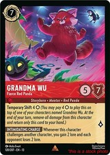 Grandma Wu - Fierce Red Panda Lorcana TCG 13 - 120/204 Normal